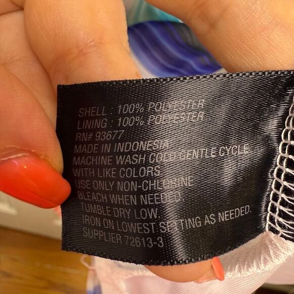 Colorful Striped Mini Dress Women 12 Flowy Sleeveless Summer Vacation Bright - Picture 3 of 10